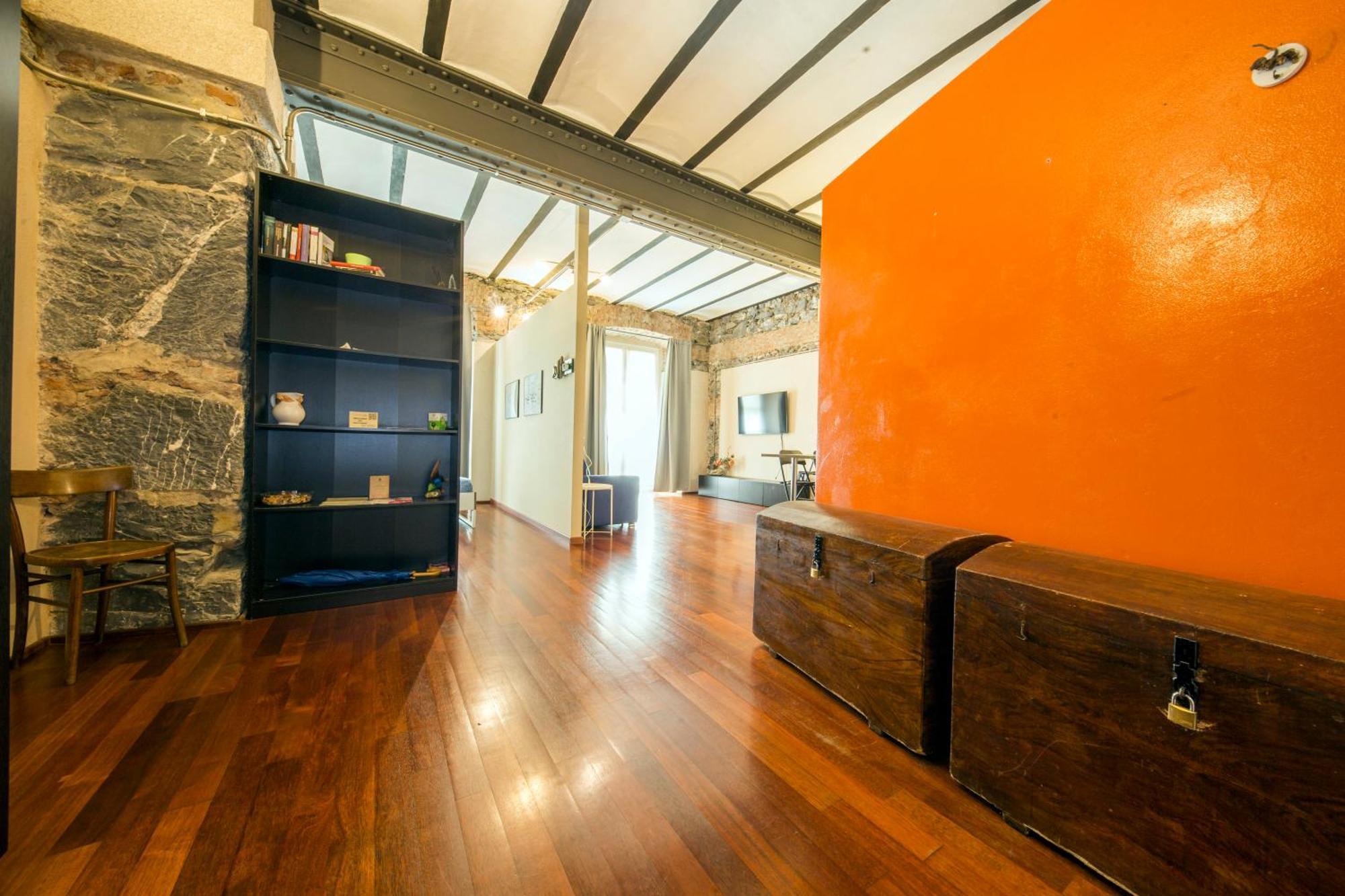 Loft Galata Lägenhet Genua Exteriör bild